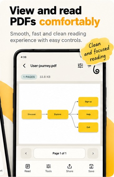 Quiredeck PDF viewer screen